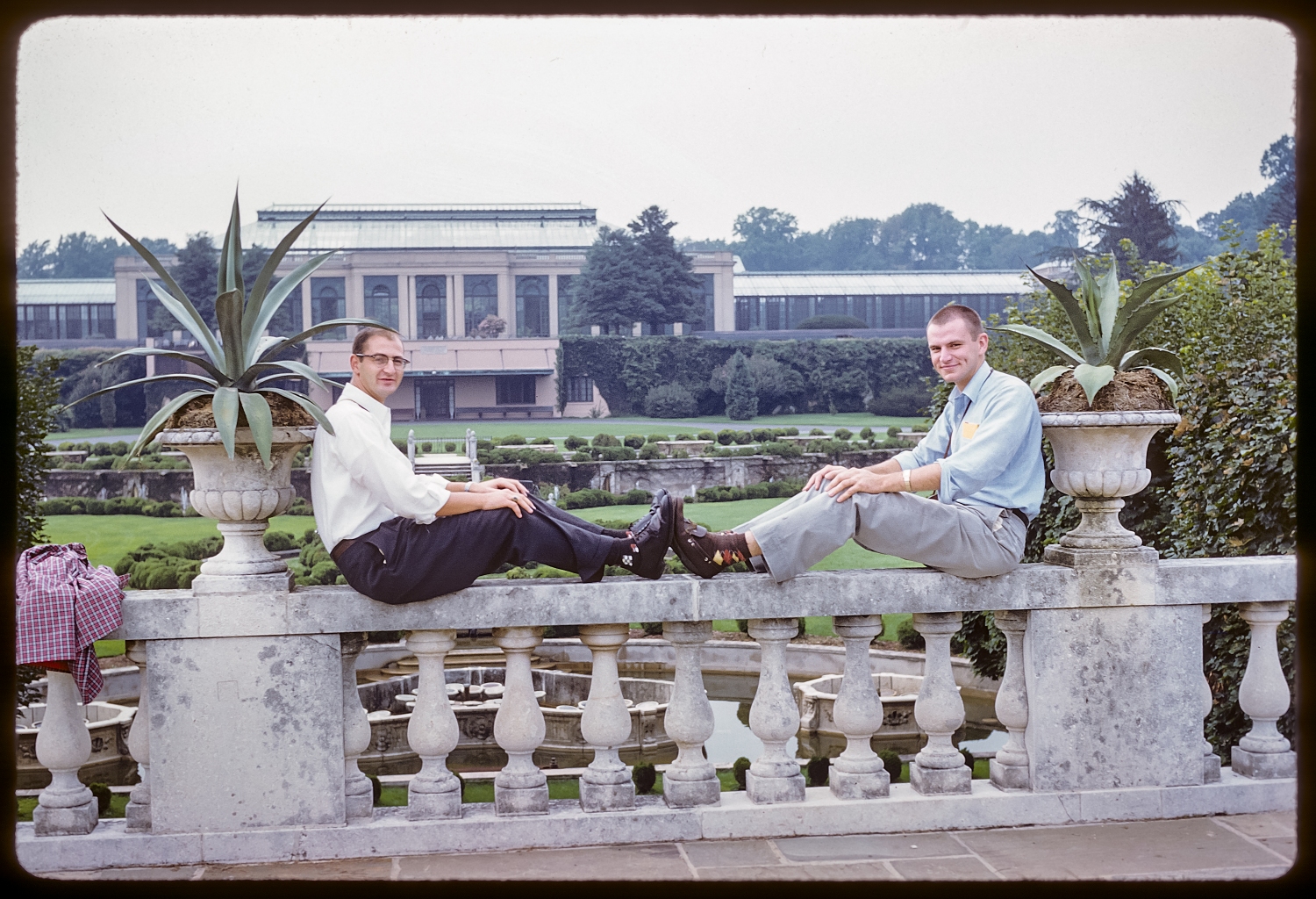 Joe S. and Bob at Longwood Gardens
