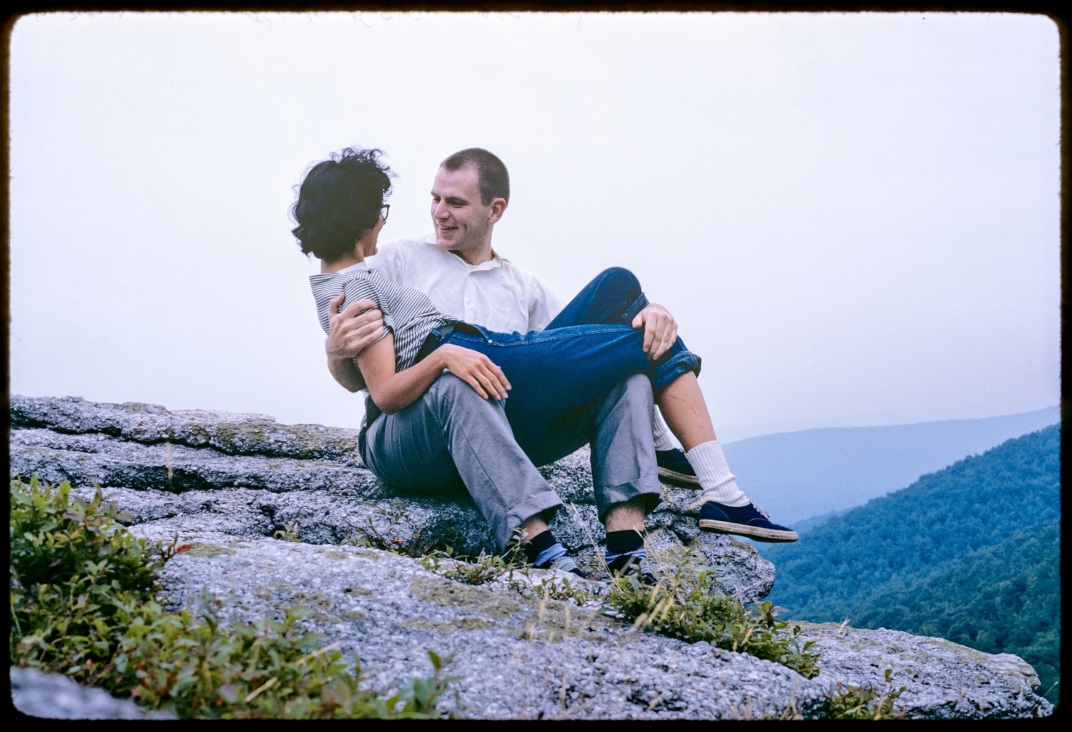 Bob and Dorothy near Freeland, PA, August 1961