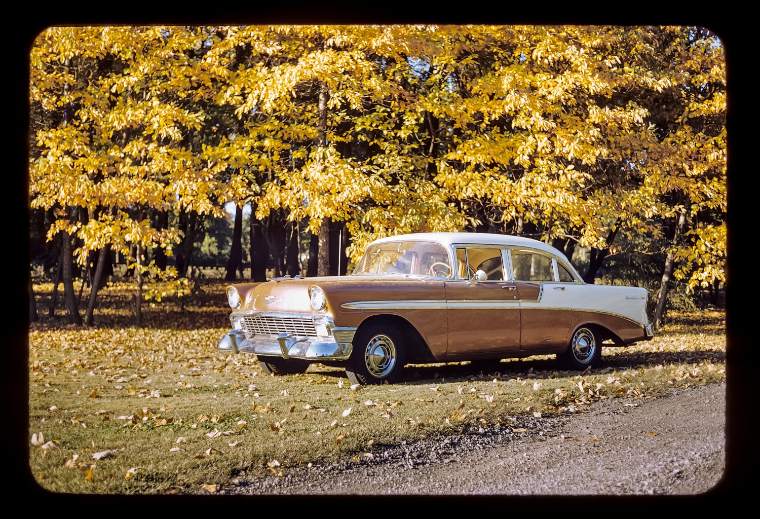 Bob's first car -  a 1956 Chevy Bel Air