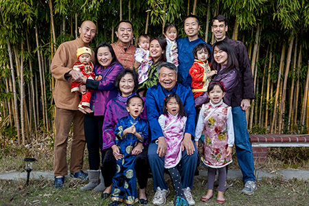 Chan family photo New Year's 2016