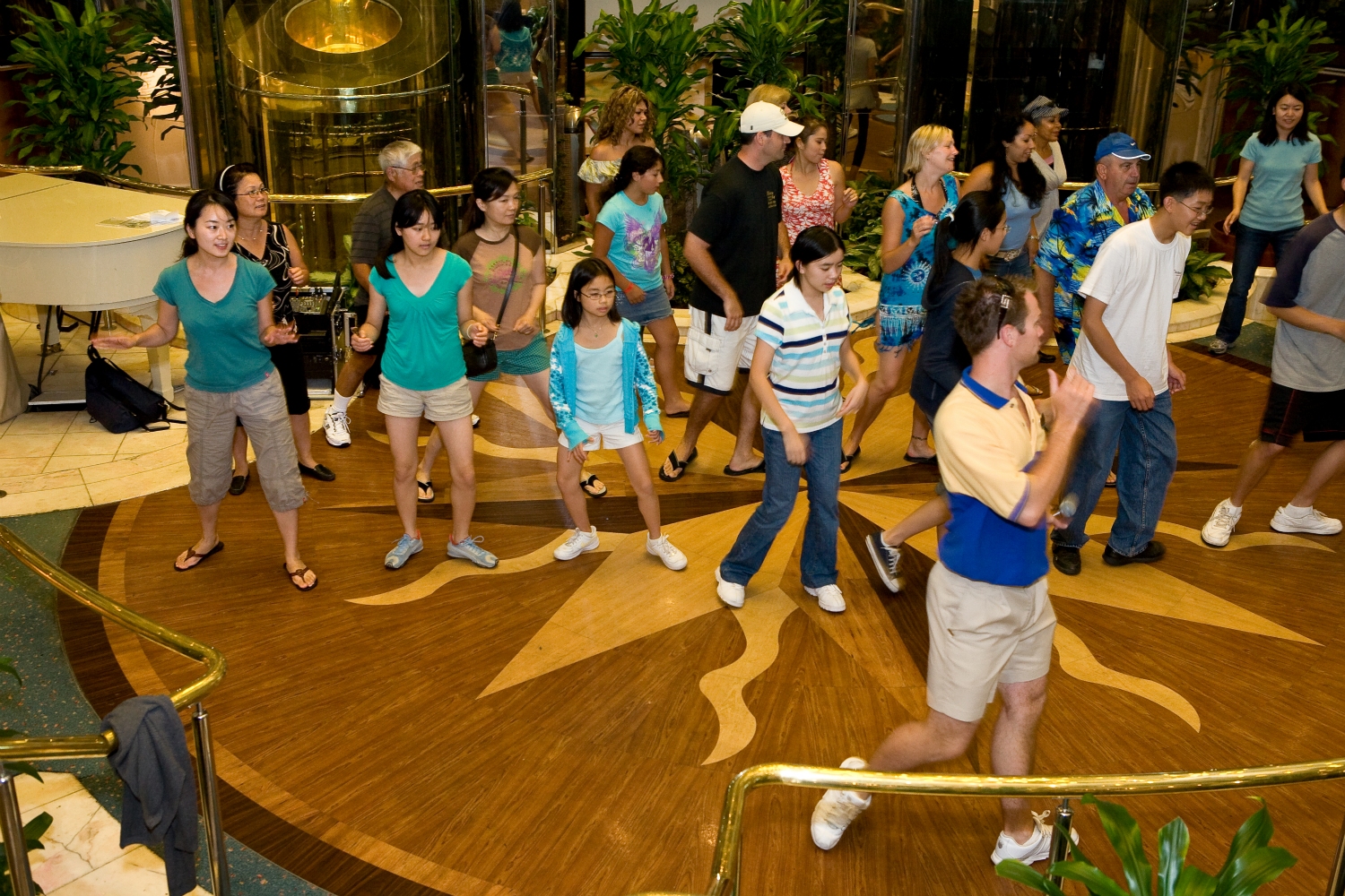 Line dancing class