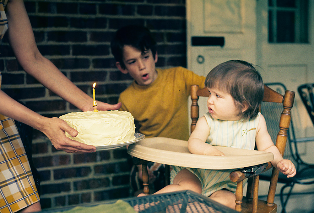 David's first birthday