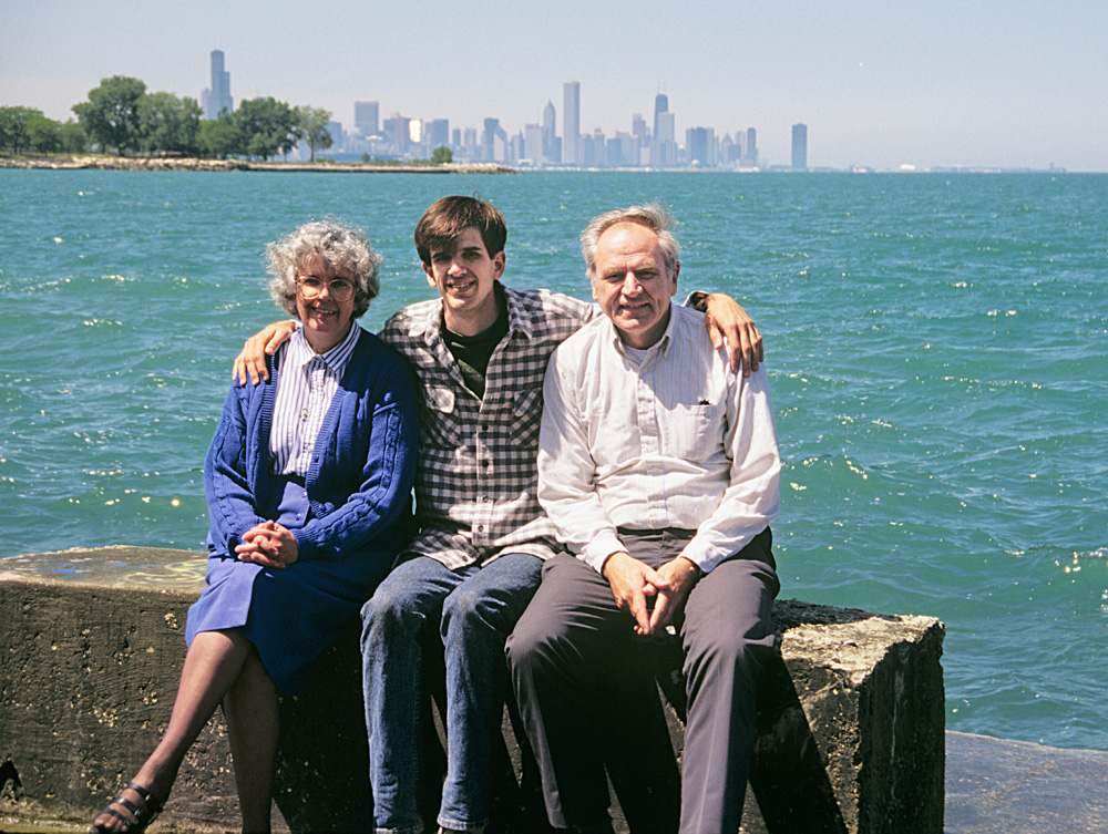 Mom Dad David in Chicago