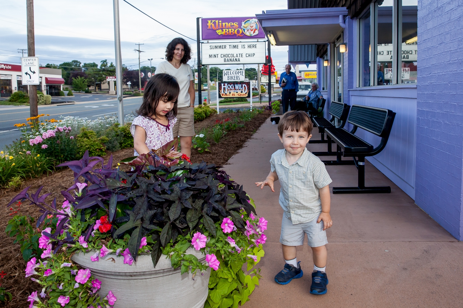 At Kline's Dairy bar in Staunton on Sunday afternoon